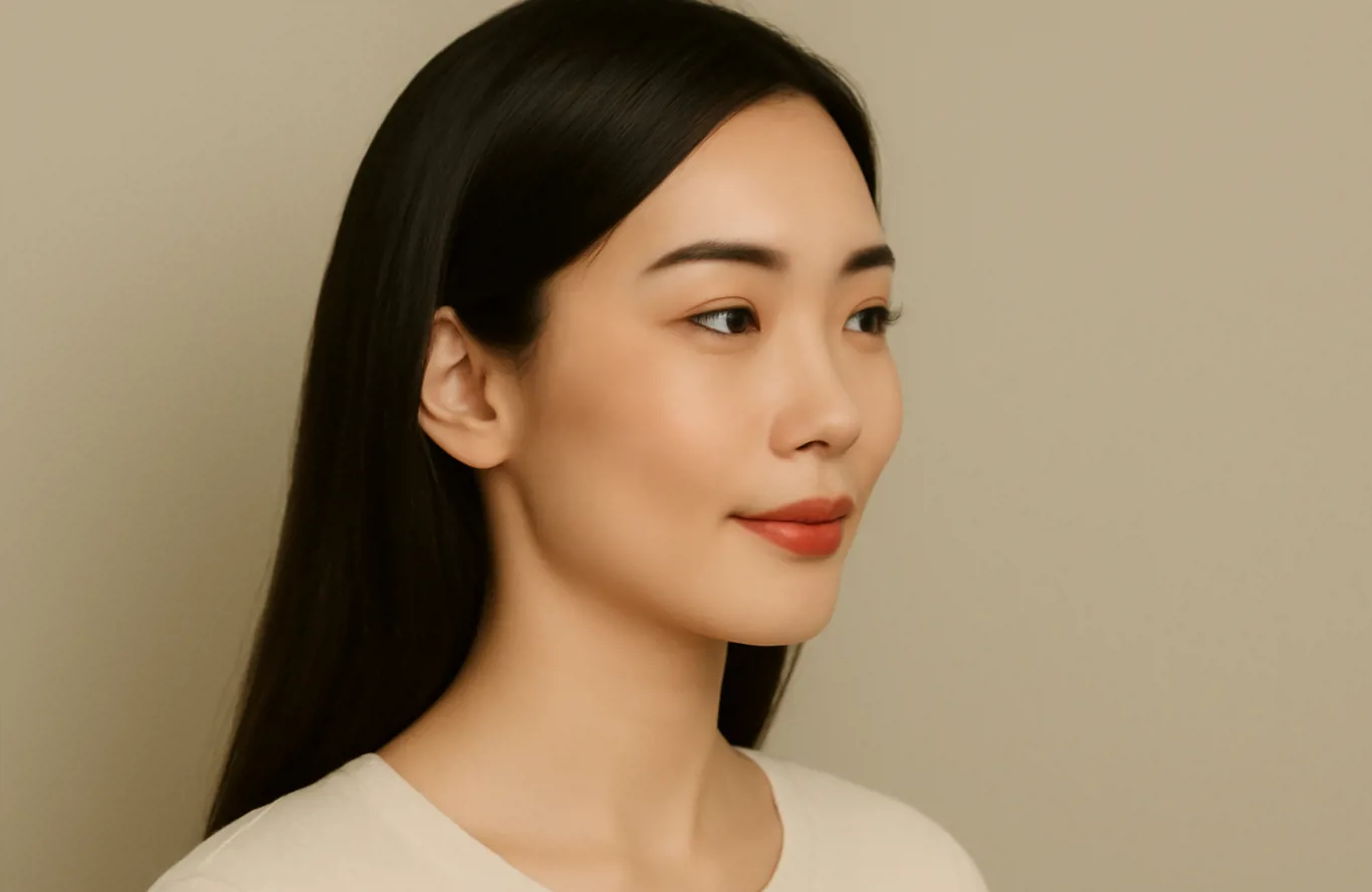 Phạm Văn Chính - MŨI ỐNG TRÚC (Tiêm đồng tỵ) Thân hình Mũi ngay thẳng,  không lệch lạc, cô độc trung bình (Phần sống Mũi). Chuẩn đầu bằng phẳng  (không nổi rõ